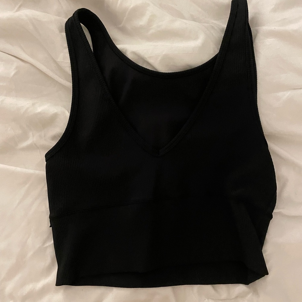 Black Power Pivot Ribbed Tank